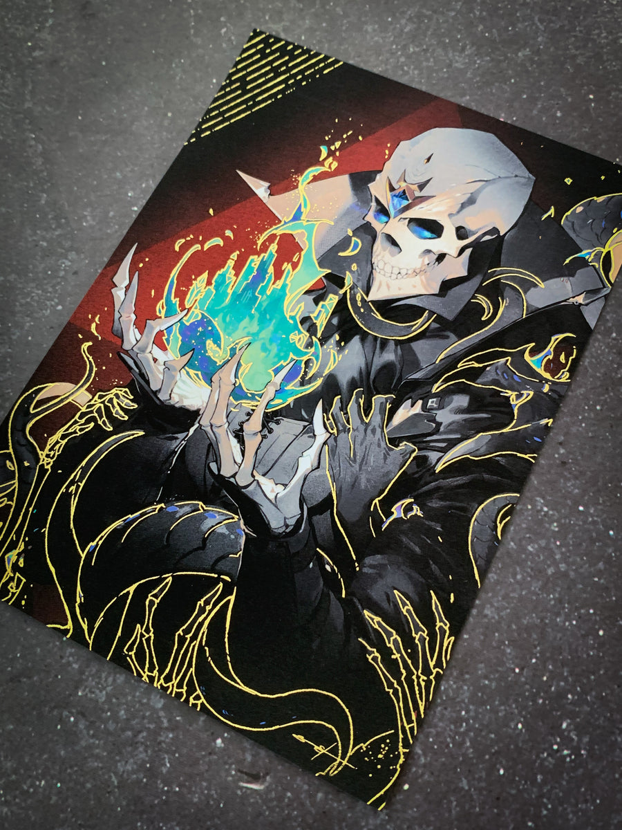 5 x 7 Foil Print | In Flame, Eternal Memory – Sarah.Exe