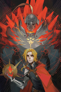 Full Metal Alchemist / Dragon Age Crossover Print